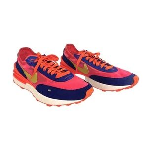 Nike Waffle One in Racer Blue & Bright Citron- Only Worn Once!